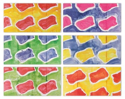 Claude VIALLAT (geb. 1936)
Empreintes – 2007
Drei 