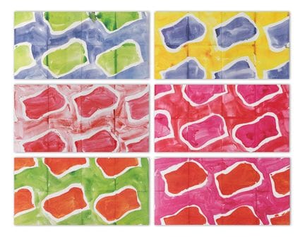 Claude VIALLAT (geb. 1936)
Empreintes – 2007
Drei 