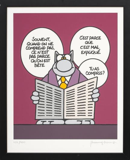 Philippe GELUCK (geb. 1954)
Oft, wenn man etwas ni