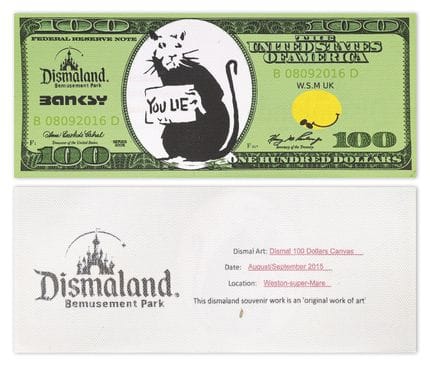 BANKSY (nato nel 1974), tratto da 
- You lie - 201