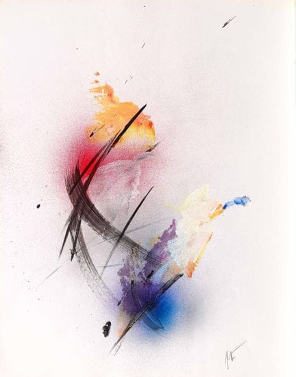 Jean MIOTTE (1926-2016)
Composición en azul y rojo