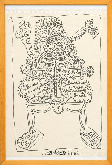 Robert COMBAS (né en 1957) 
Personnage - 2002 
Feu