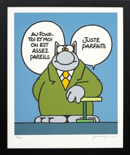 Philippe GELUCK (geb. 1954)
Einfach perfekt
Farb-S