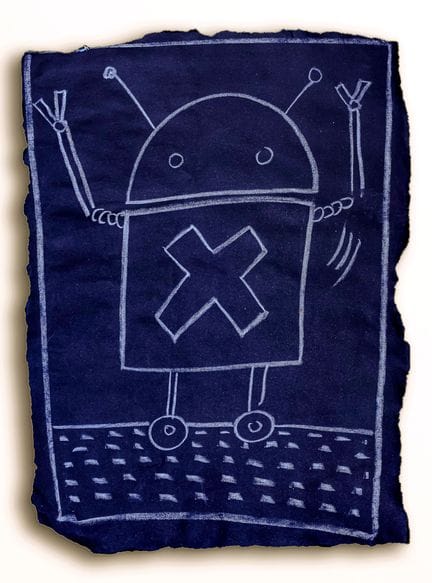 Keith HARING (1958-1990), d’après 
- Subway drawin