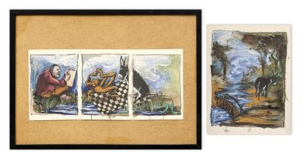 Gérard GAROUSTE (geb. 1946)
„L’intranquille“
Farbl