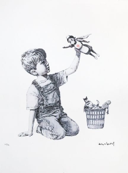 班克斯（BANKSY，1974年出生），根据 
- 《Game changer》
纸本彩色印刷品
（