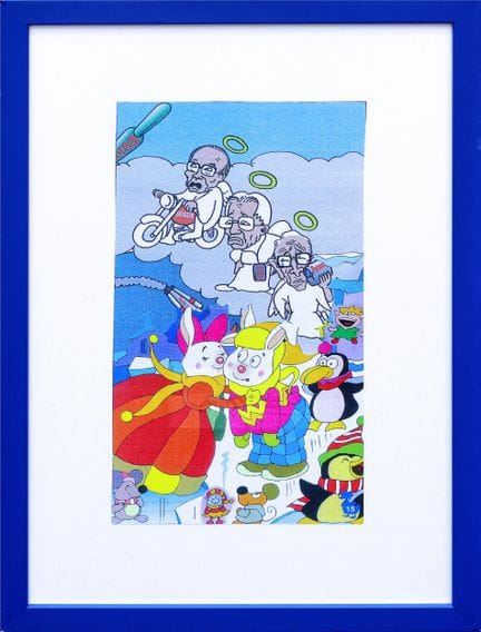 Gudmundur ERRO (né en 1932)
The cloud - 2011
Colla
