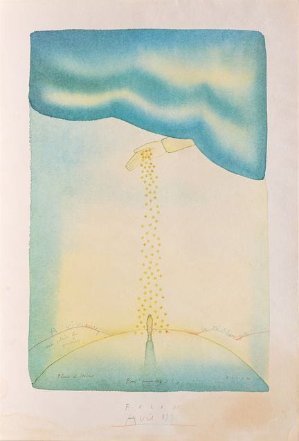Jean-Michel FOLON (1934–2005)
Sternenregen – 1999
