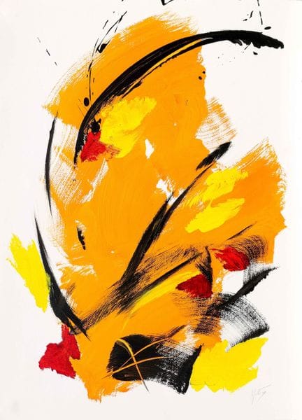 Jean MIOTTE (1926–2016)
Orange Composition
Acrylic