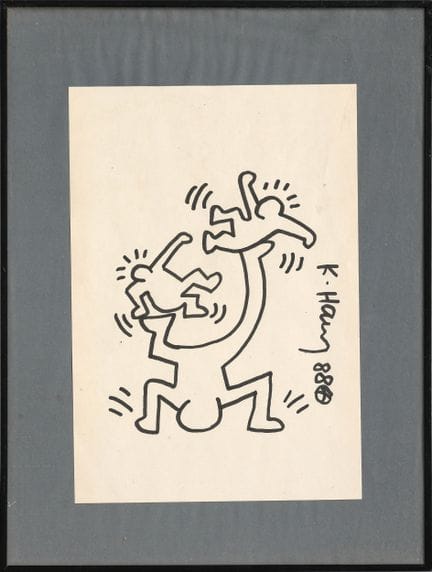 基思·哈林（Keith HARING，1958-1990），据 
- 《三重奏》（Trio）- 19
