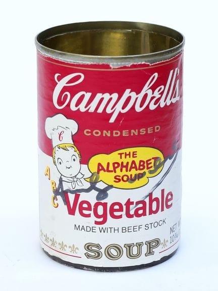 Andy WARHOL (1928-1987), d’après 
- Vegetable Soup