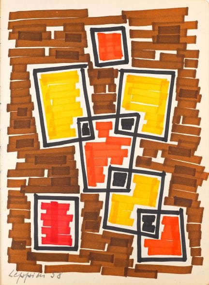 Jean LEPPIEN (1910–1991)
Komposition – 1958
Filzst
