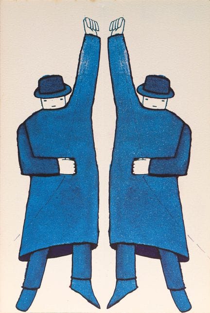 Jean-Michel FOLON (1934–2005)
Homme bleu – 1977
Fa