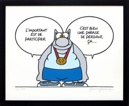 Philippe GELUCK (geb. 1954)
Das Wichtigste ist, da