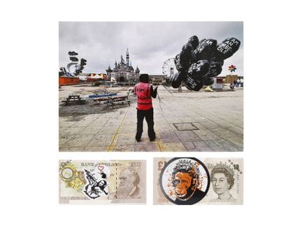 BANKSY (né en 1974), d’après 
- Lot comprenant : u