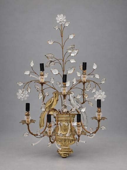 Maison BAGUÈS Wandleuchte mit sieben Lichtquellen 