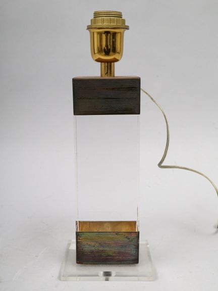 Lámpara de sección cuadrangular de plexiglás, rode
