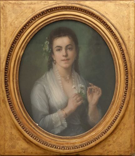École française de la fin du XIXᵉ siècle Portrait 