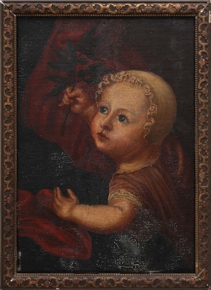 École italienne du XVIIᵉ siècle Portrait d'enfant 