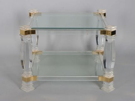 Mesa de centro, base de balaustre y estructura de 
