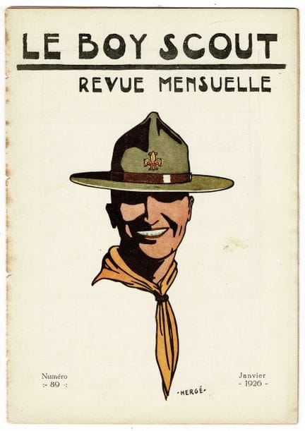 Hergé = El boy scout belga: Año 1926, fascículos d