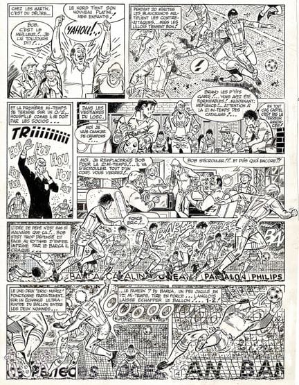 Raymond Reding = Eric Castel, lámina original en t