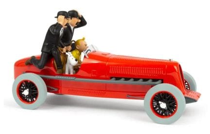 Hergé = MOULINSART: Tintín, el coche 1/12, El bóli