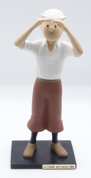 Hergé = LEBLON-DELIENNE: Tintín, 15 cm, en pañuelo