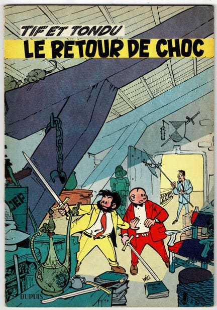 Tif et Tondu = Le retour de Choc en la edición ori