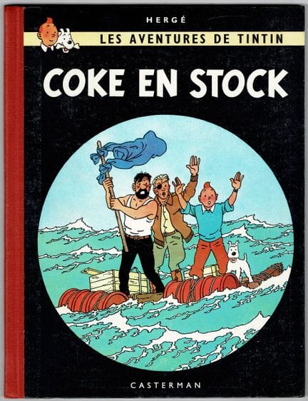 Tintín = «Coke en stock», edición original frances