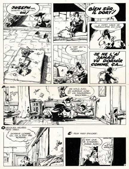 Seron = Les petits hommes, Le coq en pâte, plancha