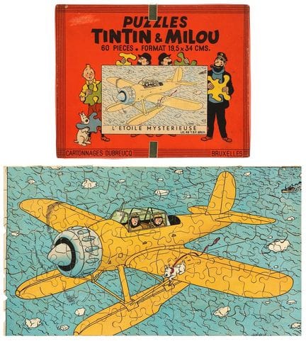 Hergé = Tintín, rompecabezas de Dubreucq (10), año