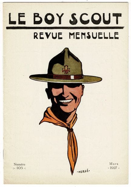 Hergé = El boy scout belga: Año 1927, fascículos d