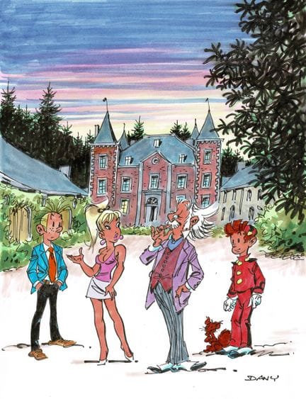 Dany = «Spirou y la Gorgona Azul», en edición orig