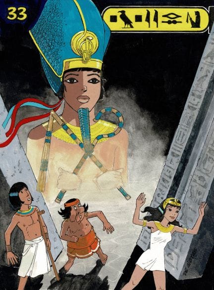 De Gieter = Papyrus, Papyrus Pharaon, portada orig