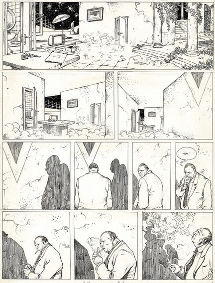 Manara = Giuseppe Bergman, «Jour de colère», lámin