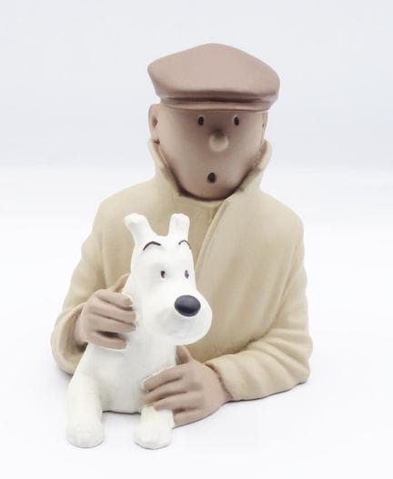 Hergé = PIXI REGOUT : Tintin, le petit buste casqu
