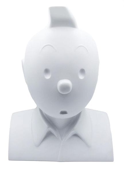 Hergé = REGOUT: Tintín, el gran busto monocromo gr