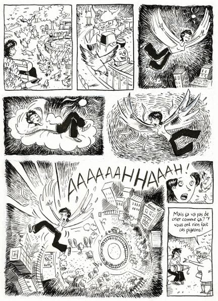 Catel = Lucie, «El tren fantasma», lámina original