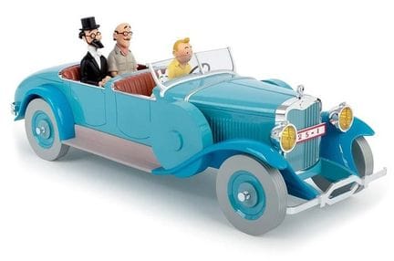 Hergé = MOULINSART: Tintín, «La Torpedo del doctor