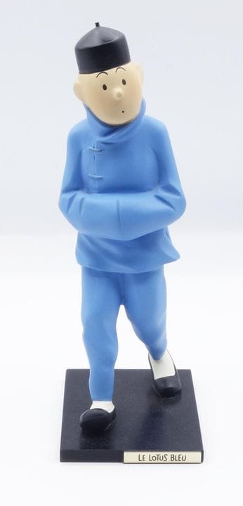 Hergé = LEBLON-DELIENNE: Tintín, 15 cm, chino con 
