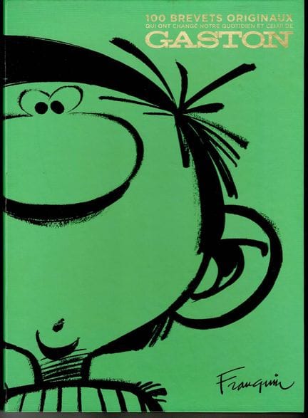Gaston Lagaffe = Caja con 100 patentes originales 
