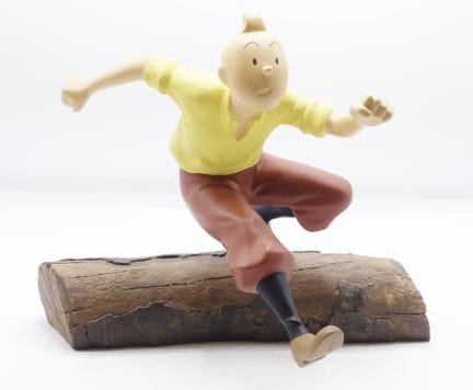 Hergé = LEBLON-DELIENNE: Tintín salta por encima d