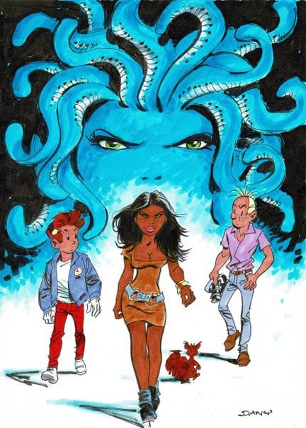 Dany = «Spirou y la Gorgona Azul», en edición orig