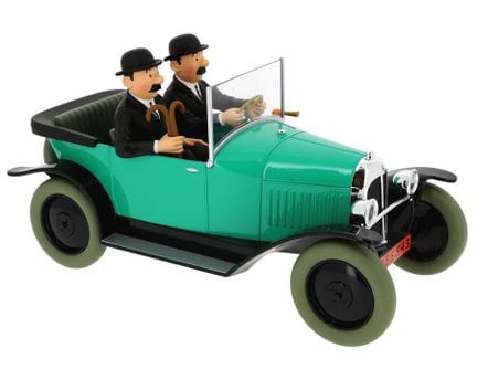 Hergé = MOULINSART: Tintín, el coche 1/12, 5CV de 