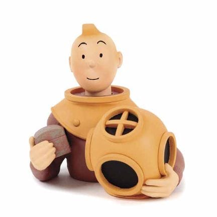 Hergé = PIXI REGOUT : Tintin, le petit buste scaph