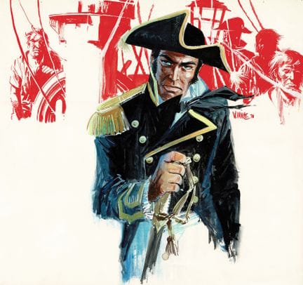 Vance = Howard Flynn, dibujo original de gran form