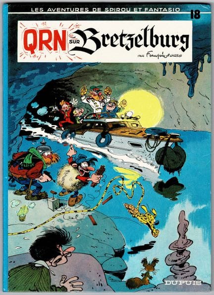 Spirou y Fantasio = QRN en Bretzelburg, edición or