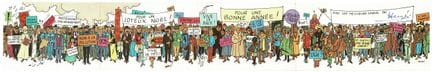 Hergé = Tintín, tarjeta de felicitación de 1973: F
