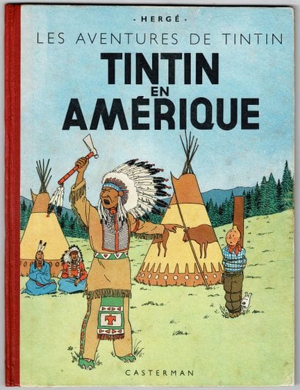 Tintín = Tintín en América, edición original en co